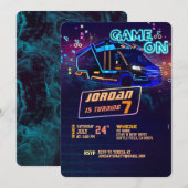 Gamer Truck-uitnodiging Kaart (Voorkant / Achterkant)