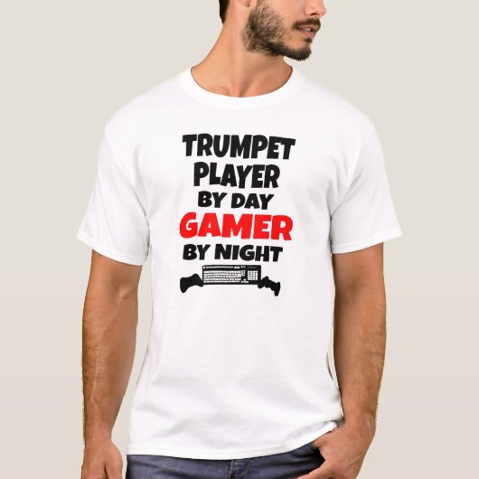 Gamer Trumpet Player T-shirt (Voorkant)
