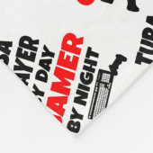 Gamer Tuba-speler Fleece Deken (Hoek)