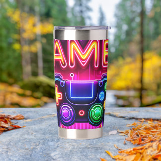 Gamer Tumbler Cup Geïsoleerde Drinkbeker