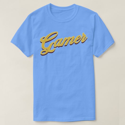 Gamer Typografie T-shirt (Design voorkant)