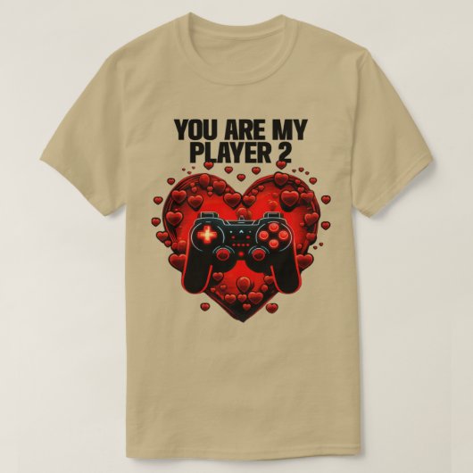 Gamer U bent mijn speler 1 T-shirt (Design voorkant)