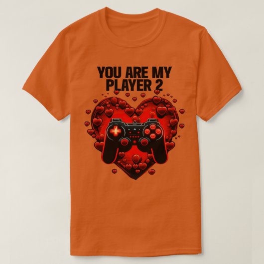 Gamer U bent mijn speler 2 (2) T-shirt (Design voorkant)