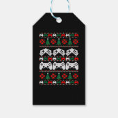 Gamer Ugly KerstSweater Cadeaulabel (Voorkant)