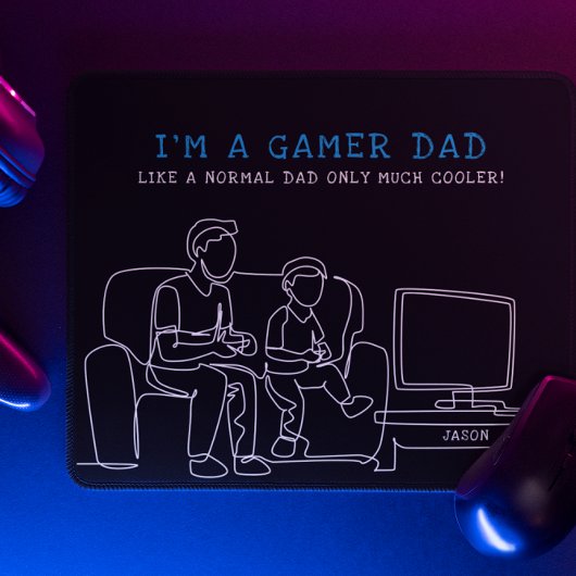 Gamer Vader | Moederdag voor vader Muismat