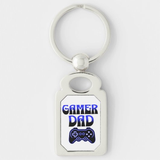 Gamer Vader Sleutelhanger (Voorkant)