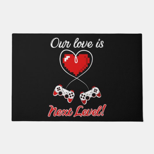 Gamer Valentijn Doormat Deurmat (Voorkant)