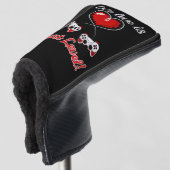 Gamer Valentijn Golf Club Hoesje Golfheadcover (3/4 voorkant)
