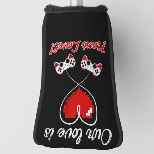 Gamer Valentijn Golf Club Hoesje Golfheadcover (Draai 90)
