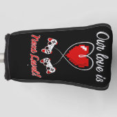 Gamer Valentijn Golf Club Hoesje Golfheadcover (Voorkant)