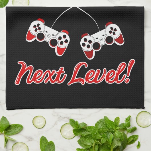 Gamer Valentijn Kitchen Towel Theedoek (Gevouwen)