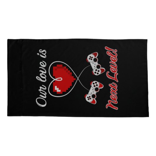 Gamer Valentijn Kussenslopen (Achterkant-Links)