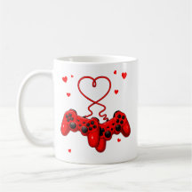 Gamer Valentijn Liefde Videospellen Schattig Gamen