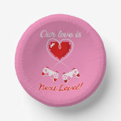 Gamer Valentijn Paper Bowls Papieren Kommen (Voorkant)