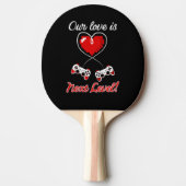 Gamer Valentijn Ping Pong Paddle Tafeltennisbatje (Voorkant)
