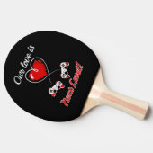 Gamer Valentijn Ping Pong Paddle Tafeltennisbatje (Zijkant)