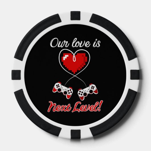 Gamer Valentijn Poker Chips (Voorkant)