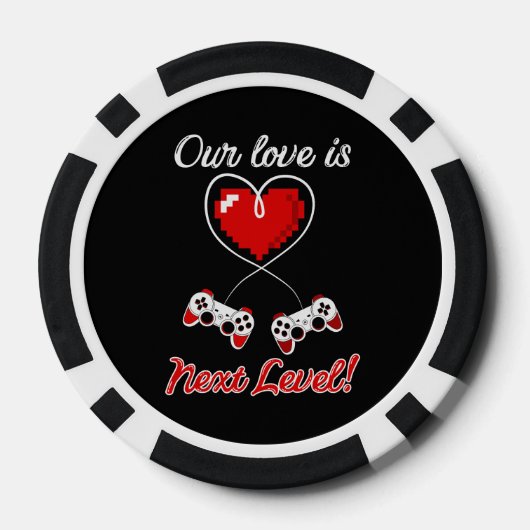 Gamer Valentijn Poker Chips (Achterkant)