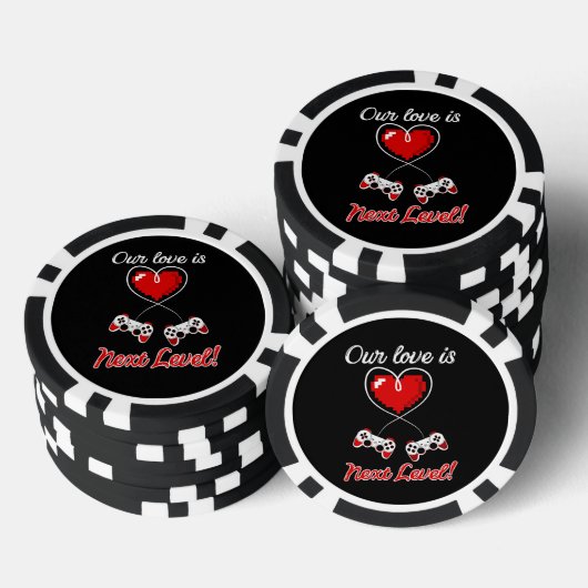 Gamer Valentijn Poker Chips (Opstapeling)