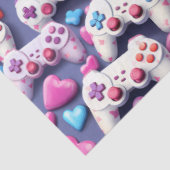 Gamer Valentijnsdag Tissuepapier (Detail)