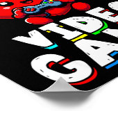 Gamer Valentines V For Video Games Boys Funny Hear Poster (Hoek)