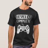 Gamer van 12 jaar met 12 jaar Complete Birthday T-shirt (Voorkant)