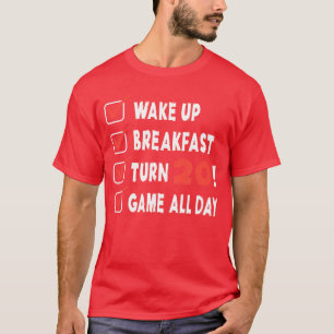 Gamer Verjaardag 20 Jaar Niveau 20 Ontgrendeld Jon T-shirt