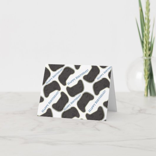 Gamer Verjaardag Kaart (Voorkant)