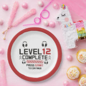 Gamer Verjaardag of Afstuderen Papieren Bordje (Feest)