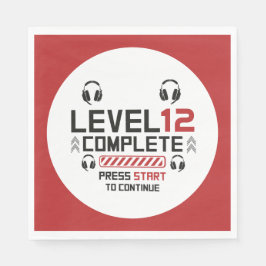 Gamer Verjaardag of Afstuderen Servet