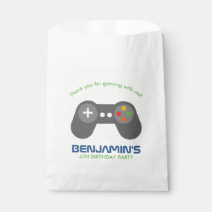 Gamer verjaardagsfeestje bedankzakje