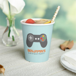 Gamer Verjaardagsfeestje Papier Cup Papieren Bekers