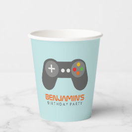 Gamer Verjaardagsfeestje Papier Cup Papieren Bekers