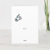 Gamer verjaardagskaart kaart (Achterkant)