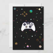 gamer-verjaardagskaart kaart (Achterkant)