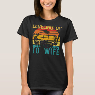 Gamer Verloving Future Mr & Mrs Leveling tot Wi T-shirt