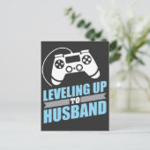 Gamer-Verloving tot echtgenoot Briefkaart (Staand voorkant)