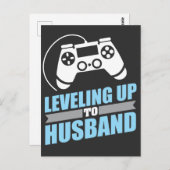 Gamer-Verloving tot echtgenoot Briefkaart (Voorkant / Achterkant)