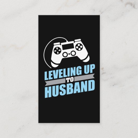 Gamer-Verloving tot echtgenoot Visitekaartje (Voorkant)