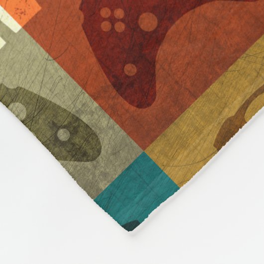 GAMER  VIDEO GAME CONTROLLER FLEECE DEKEN (Hoek)