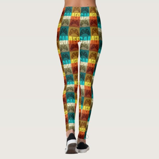 GAMER  VIDEO GAME CONTROLLER LEGGINGS (Achterkant)