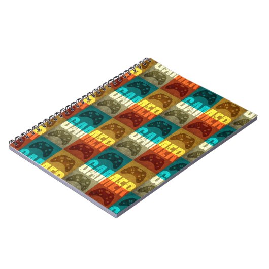 GAMER  VIDEO GAME CONTROLLER NOTITIEBOEK (Linkerzijde)