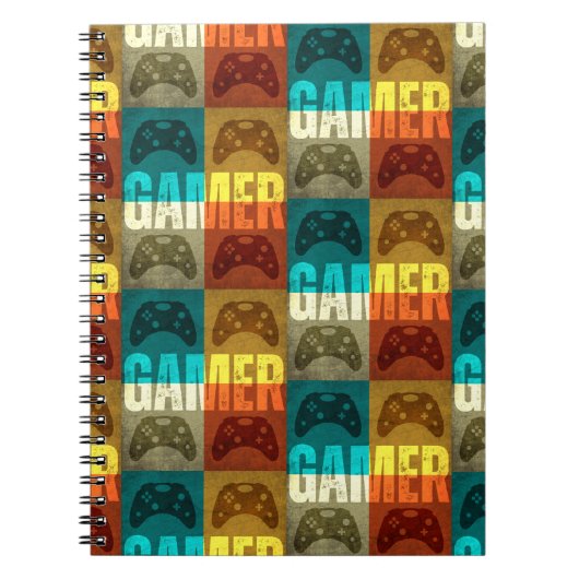 GAMER  VIDEO GAME CONTROLLER NOTITIEBOEK (Voorkant)