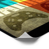 GAMER VIDEO GAME CONTROLLER POSTER (Hoek)