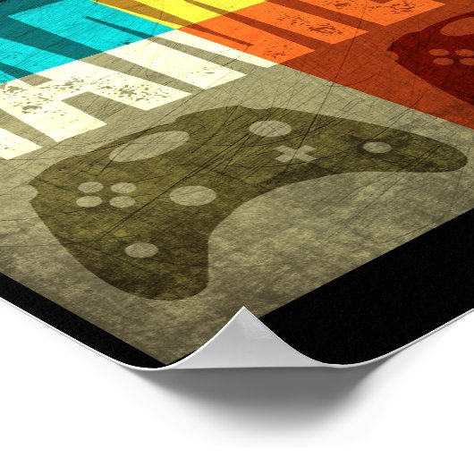 GAMER  VIDEO GAME CONTROLLER POSTER (Hoek)
