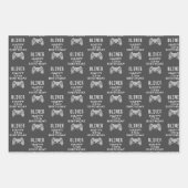 Gamer Video Game Controller Verjaardagsfeest Inpakpapier Vel (Voorkant 3)