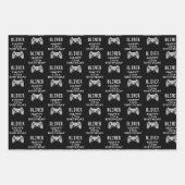 Gamer Video Game Controller Verjaardagsfeest Inpakpapier Vel (Voorkant)