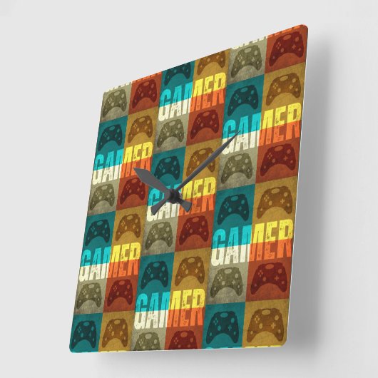 GAMER  VIDEO GAME CONTROLLER VIERKANTE KLOK (Hoek)