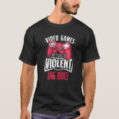 Gamer Video Games Controller Computer Gaming T-shirt (Voorkant)