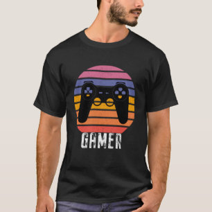 Gamer Video retro Controller games Gaming Boys Gir T-shirt